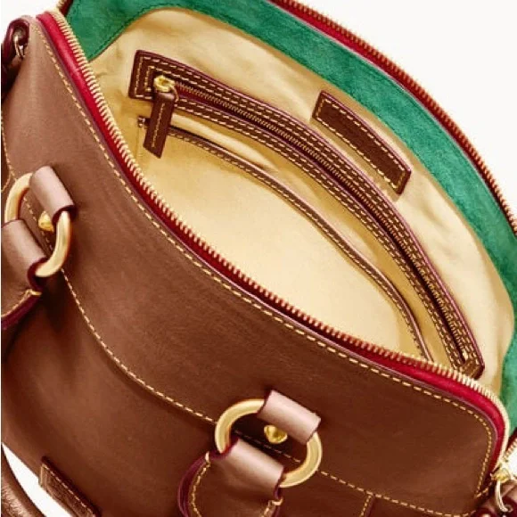 Dooney & Bourke Florentine Cameron Satchel Crossbody - Picture 2 of 16